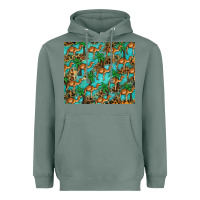 Sage camel leopard Heavyweight Hoodie - BarkalooDesign