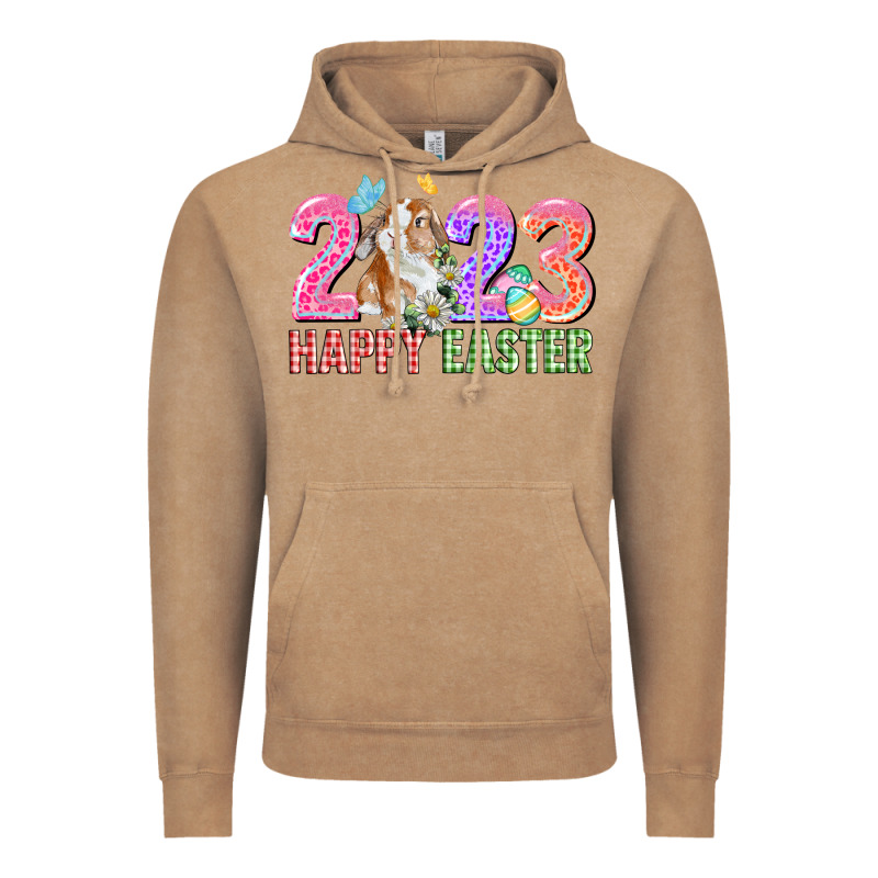 2023 Happy Easter Vintage Hoodie by CowGirlArtShop | Teevron