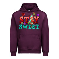 Mauve Wine stay sweet Urban Hoodie - AdoDesignShop