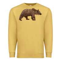 Antique Gold bear Premium Sweatshirt - BarkalooDesign