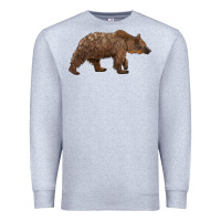 Heather Grey bear Premium Sweatshirt - BarkalooDesign