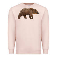 Pale Pink bear Premium Sweatshirt - BarkalooDesign