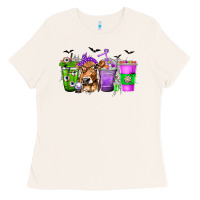 Bone Coffee Cups with Cow and Halloween Ladies Tee - texasbilliewilder