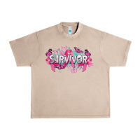 French Oak Cancer survivor Cancer Awareness Urban Heavy Tee - HowdyJamesFarm
