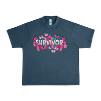 Midnight Navy Cancer survivor Cancer Awareness Urban Heavy Tee - HowdyJamesFarm