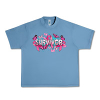 Pebble Blue Cancer survivor Cancer Awareness Urban Heavy Tee - HowdyJamesFarm