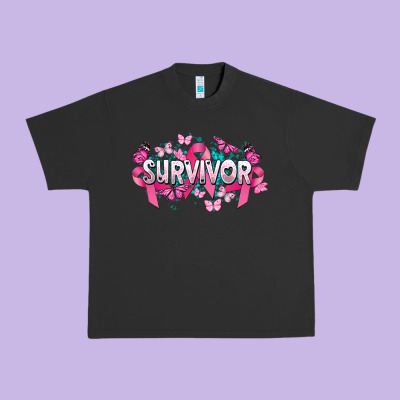 Cancer Survivor Cancer Awareness Urban Heavy Tee Designed By Howdyjamesfarm
