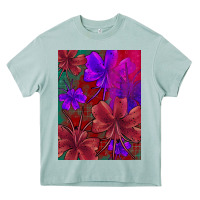 Arona floral pattern Heavy Core Tee - JahusDesignShop