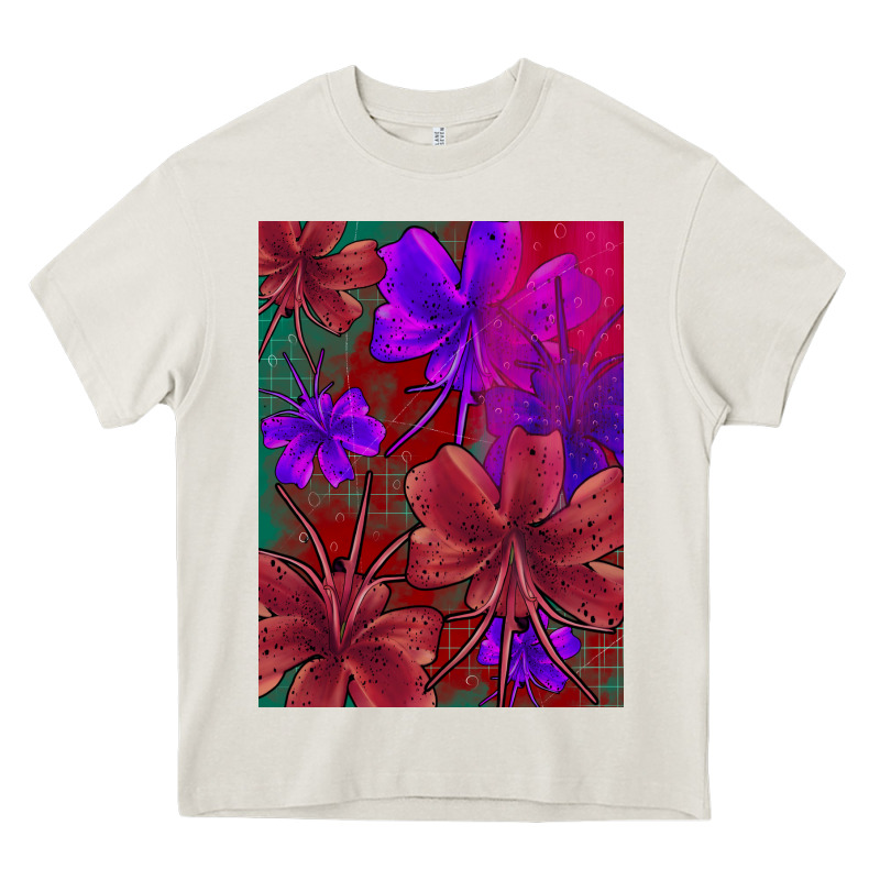 Floral Pattern Heavy Core Tee by JahusDesignShop | Teevron