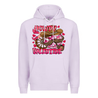 Lilac Howdy Valentine Premium Hoodie - CowhideDigitalArt