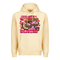 Pina Colada Howdy Valentine Premium Hoodie - CowhideDigitalArt