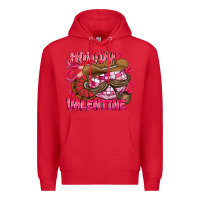 Red Howdy Valentine Premium Hoodie - CowhideDigitalArt