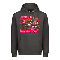 Smoke Howdy Valentine Premium Hoodie - CowhideDigitalArt