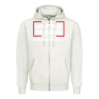 Oatmeal Heather proud ultra maga Zipper Hoodie - longCreatives
