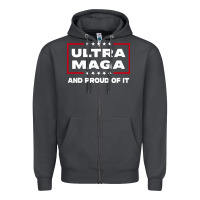 Proud Ultra Maga Zipper Hoodie | Teevron