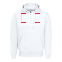 White proud ultra maga Zipper Hoodie - longCreatives