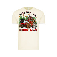 Vintage Arctic holy cow its christmas Vintage Tee - CowGirlArtShop