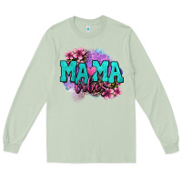Matcha mama vibes floral Long Sleeve Tee - OliviaCreatesArt