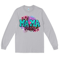 Moon Dust mama vibes floral Long Sleeve Tee - OliviaCreatesArt