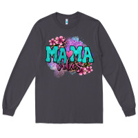 Smoke mama vibes floral Long Sleeve Tee - OliviaCreatesArt