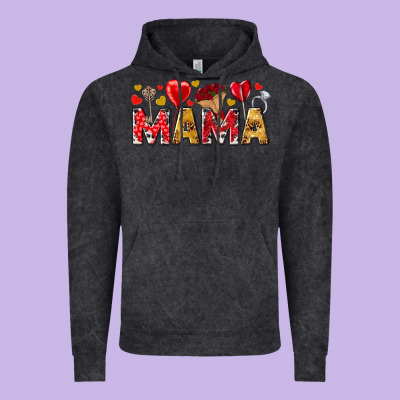 Valentine's Day Mama Mother's Day Vintage Hoodie Designed By Howdyjamesfarm