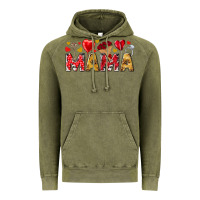 Vintage Olive Valentine's Day Mama Mother's Day Vintage Hoodie - HowdyJamesFarm