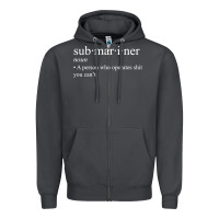 Smoke Submariner Definition  I Pigboat Submersible Nuclear Zipper Hoodie - longCreatives