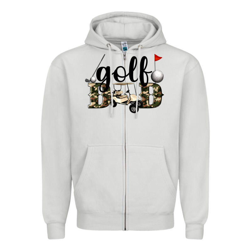 Golf Dad Zipper Hoodie by Artiststas | Teevron