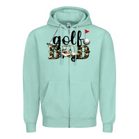 Seafoam golf dad Zipper Hoodie - Artiststas