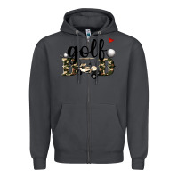 Smoke golf dad Zipper Hoodie - Artiststas