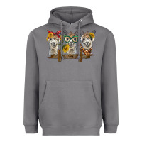 Storm 3 alpacas Heavyweight Hoodie - BarkalooDesign
