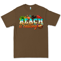 Cacao the beach is calling Premium Tee - NancyCooperArtShop