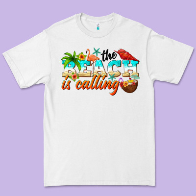 The Beach Is Calling Premium Tee Designed By Nancycooperartshop