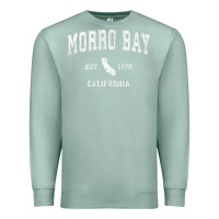 Seafoam Morro Bay California CA Vintage Athletic Sports Design Premium Sweatshirt - longCreatives