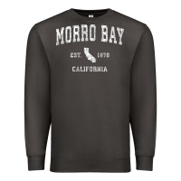 Smoke Morro Bay California CA Vintage Athletic Sports Design Premium Sweatshirt - longCreatives