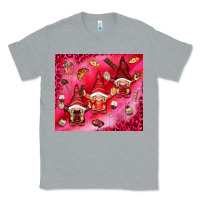 Heather Grey gnomies with food elements tumbler hjf Classic Tee - HowdyJamesFarm