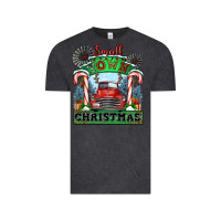 Vintage Black small town christmas Vintage Tee - CowGirlArtShop