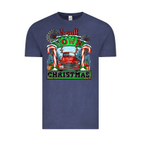 Vintage Denim small town christmas Vintage Tee - CowGirlArtShop