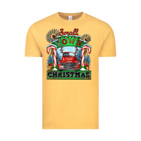 Vintage Mustard small town christmas Vintage Tee - CowGirlArtShop