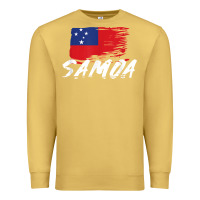 Antique Gold samoan gifts   somoan flag t shirt Premium Sweatshirt - longCreatives