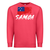 Cardinal samoan gifts   somoan flag t shirt Premium Sweatshirt - longCreatives