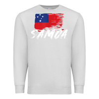 Dove Grey samoan gifts   somoan flag t shirt Premium Sweatshirt - longCreatives