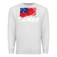 Oatmeal Heather samoan gifts   somoan flag t shirt Premium Sweatshirt - longCreatives