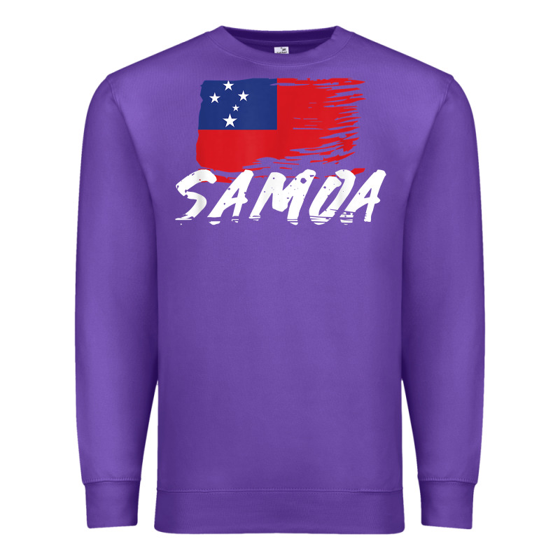 Samoan Gifts   Somoan Flag T Shirt Premium Sweatshirt by longCreatives | Teevron