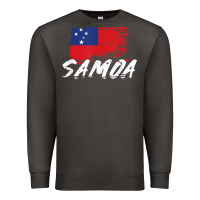 Smoke samoan gifts   somoan flag t shirt Premium Sweatshirt - longCreatives