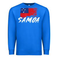 True Royal samoan gifts   somoan flag t shirt Premium Sweatshirt - longCreatives