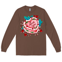 Chestnut valentines day cakes olivia creates design Long Sleeve Tee - OliviaCreatesArt