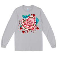 Moon Dust valentines day cakes olivia creates design Long Sleeve Tee - OliviaCreatesArt