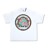 White nurse coaster Urban Heavy Tee - CowGirlArtShop