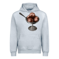 Heather Grey Chocolate ice cream Urban Hoodie - AdoDesignShop
